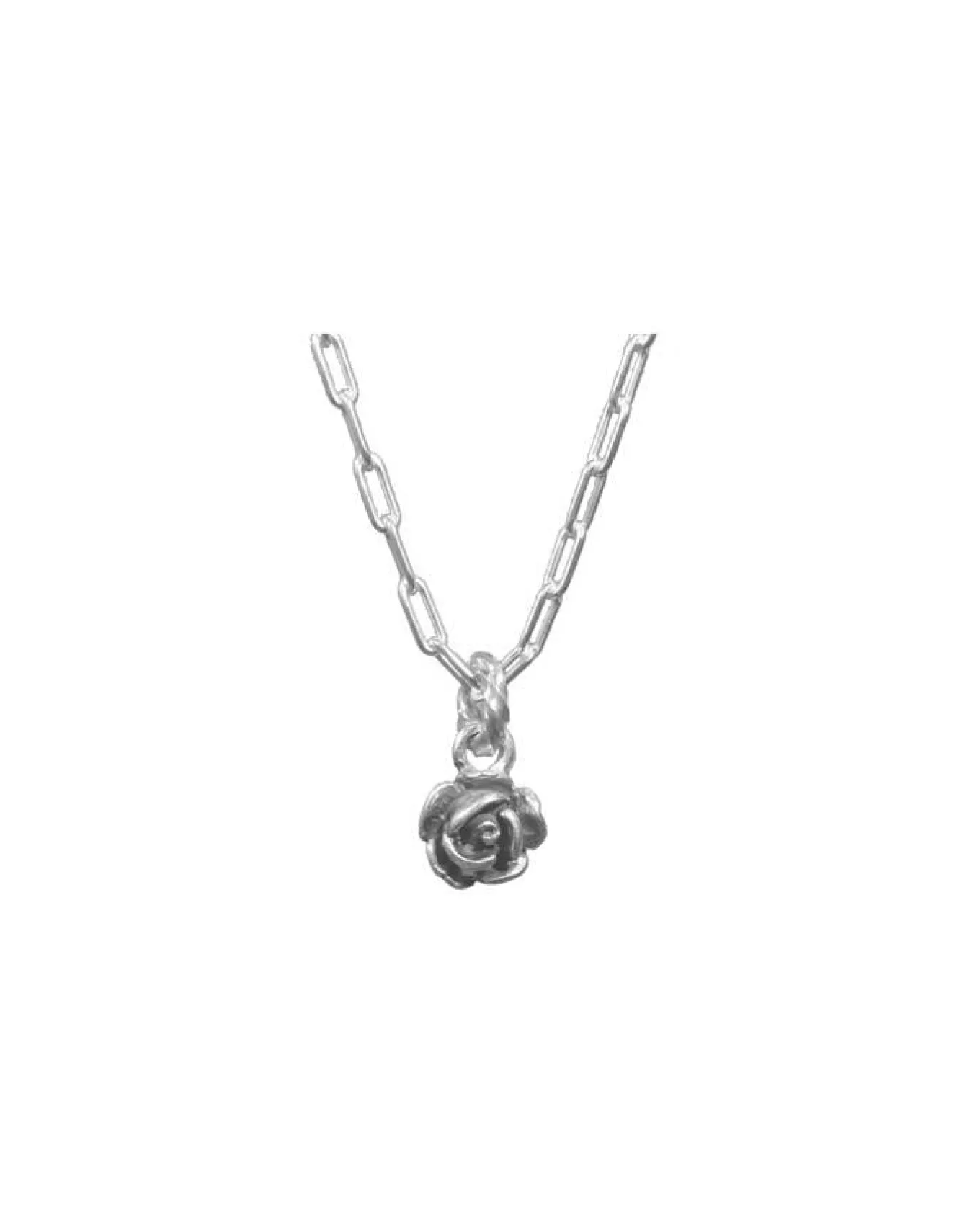 Bloodline Design Single Rose Necklace