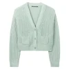 Chunky Knit Short Cardigan