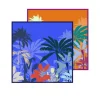 Cinzia Rocca Double Silk Twill Print Scarf