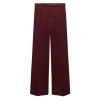 Dorothee Schumacher Emotional Essence Wide Leg Pants Dark Burgundy