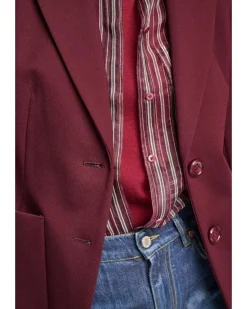 Dorothee Schumacher Emotional Essence Jacket Dark Burgundy
