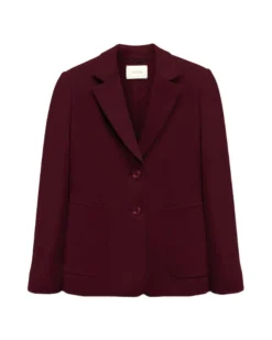 Dorothee Schumacher Emotional Essence Jacket Dark Burgundy