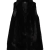 Echo Sheared Faux Mink Longline Vest