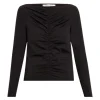 Frame Ruched Long Sleeve Top