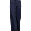 Frame Trapunto Straight Leg Jeans