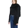 HiSO Toscana Shearling Boa Tube Scarf