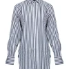 Hugo Boss Berry Saturday Striped Slim Shirt