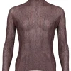 Hugo Boss Emata Snake Print Tulle Top
