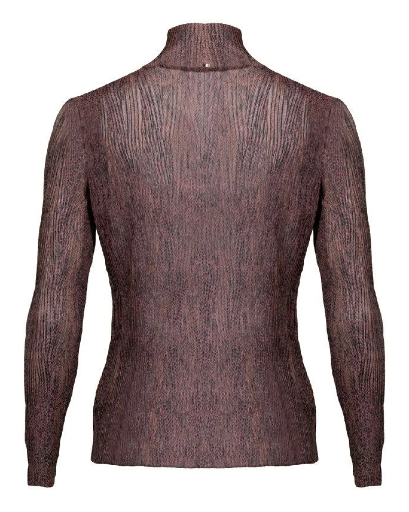 Hugo Boss Emata Snake Print Tulle Top