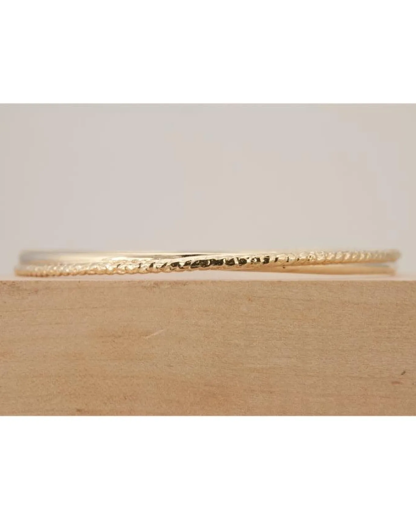 Karyn Chopik Grecian Twist Bronze Bangle