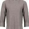 Kinross Cashmere Textured Easy Linen Pullover