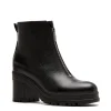 La Canadienne Penn Leather Zip Front Ankle Boot