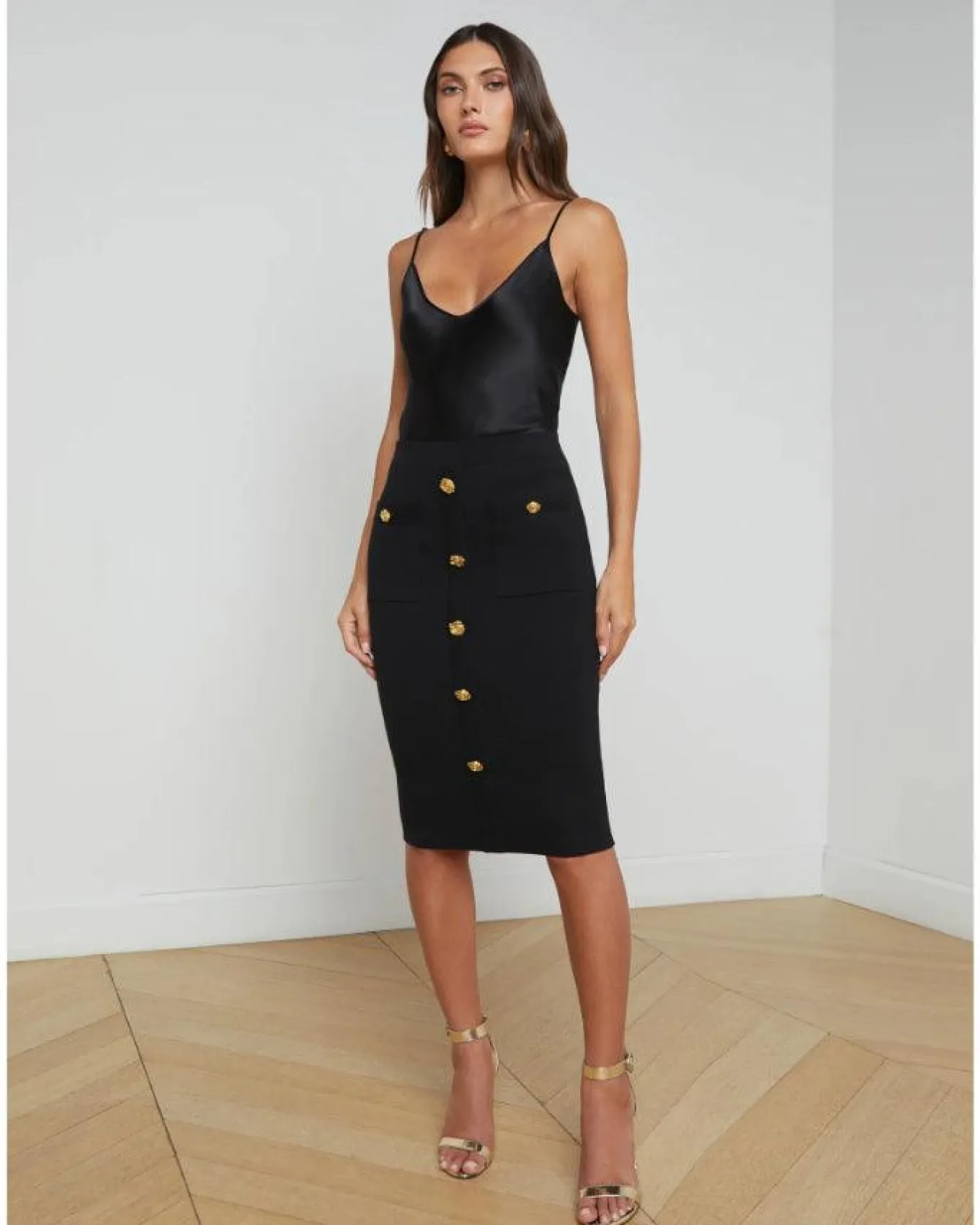 L'Agence Amira Pencil Skirt