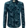 L'Agence Laurent Velvet Blouse