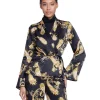 L'Agence Olive Wrap Blouse
