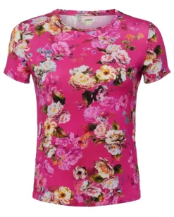 L'Agence Ressi Cabaret Pink Multi Tee