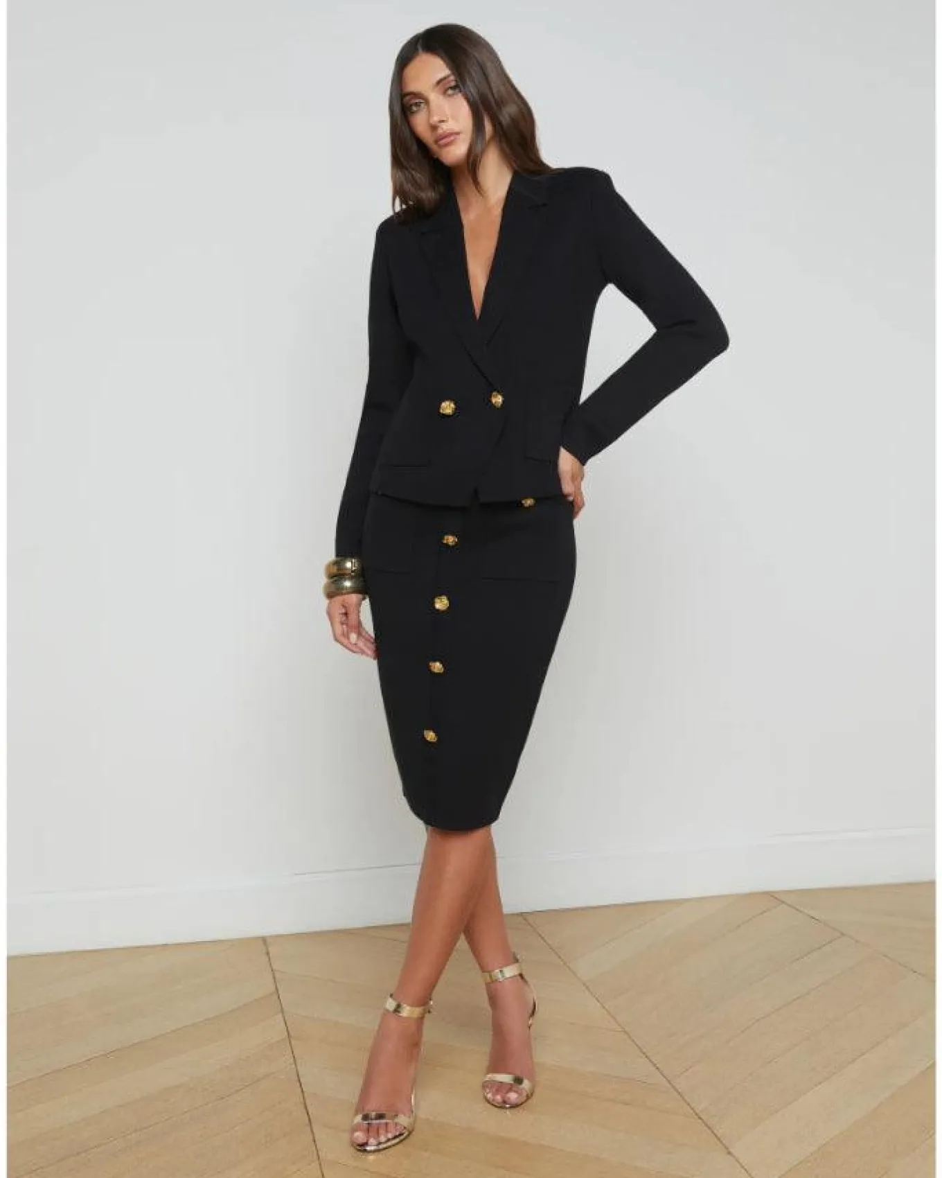 L'Agence Sofia Knit Blazer