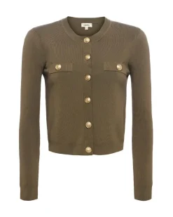 L'Agence Toulouse Crop Cardigan