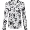 L'Agence Tyler Baroque Floral Blouse