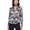 L'Agence Tyler Holly Black Panther Jungle Blouse