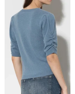 Luisa Cerano Cashmere Blend Sleeve Detail Sweater