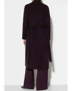 Luisa Cerano Double Face Wool Trench Coat