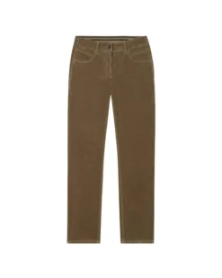 Luisa Cerano High-Stretch Cropped Velvet Pants