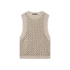 Luisa Cerano Mesh Look Tank Top