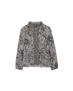 Luisa Cerano Paisley Print Tunic Blouse