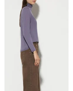 Luisa Cerano Silk Blend Turtleneck Sweater