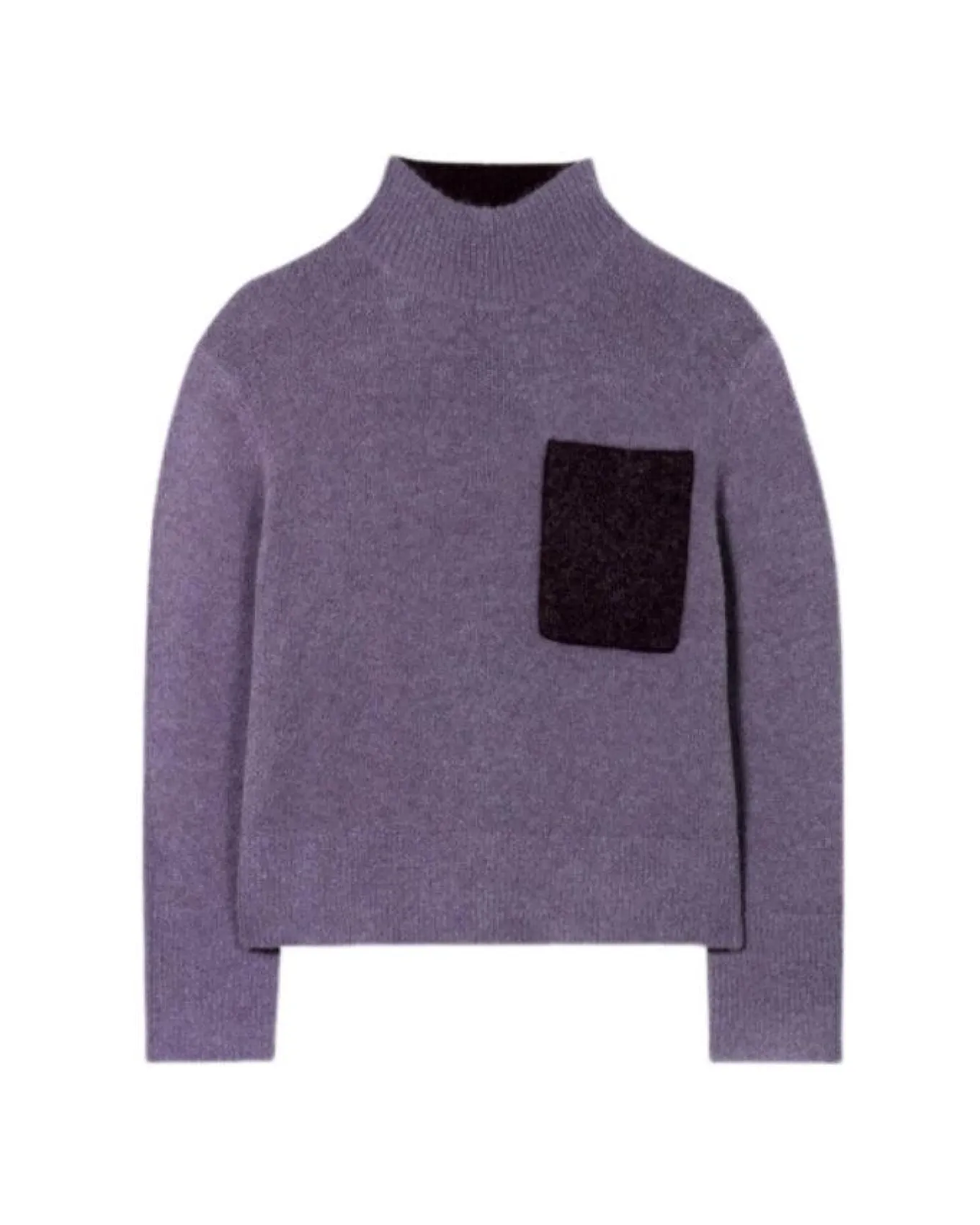 Luisa Cerano Two Tone Alpaca Knit Sweater