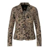 Marc Cain Animal Crossing Print Scuba Blazer
