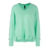 Marc Cain Cashmere Blend Slit Detail V-Neck Sweater