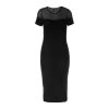 Marc Cain Figure Hugging Sheer Knit Dress