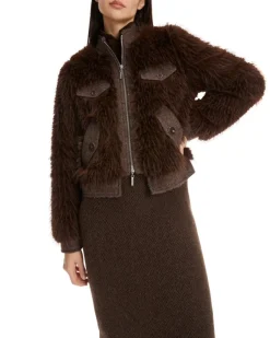 Marc Cain Fun Faux Fur Jacket