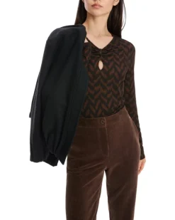 Marc Cain Herringbone Pattern Top