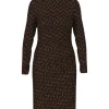 Marc Cain Herringbone Print Dress