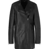 Marc Cain Leather Hip Length Jacket