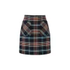 Marc Cain Plaid Mini Skirt