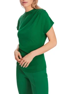 Marc Cain Ruched Cotton Tee