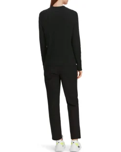 Marc Cain Zipper Print Pullover