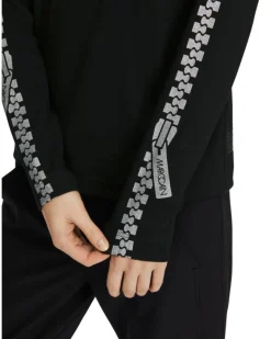 Marc Cain Zipper Print Pullover