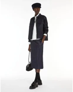 Max Mara Weekend Eritrea Twill Pencil Skirt