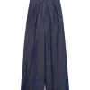 Max Mara Weekend Fuxia Pleated Denim Pant