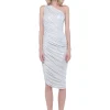 Norma Kamali Diana Dress Shiny Pearl