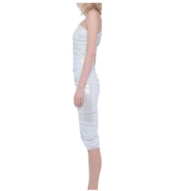 Norma Kamali Diana Dress Shiny Pearl