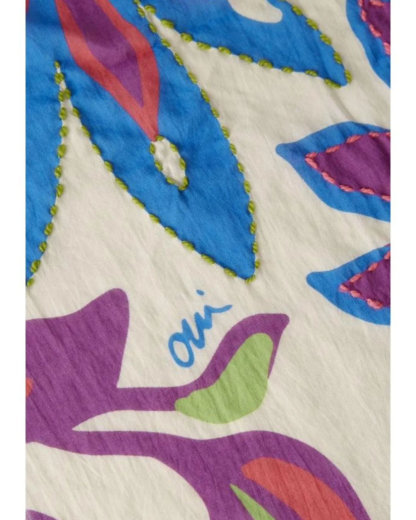 Oui Floral Print Scarf