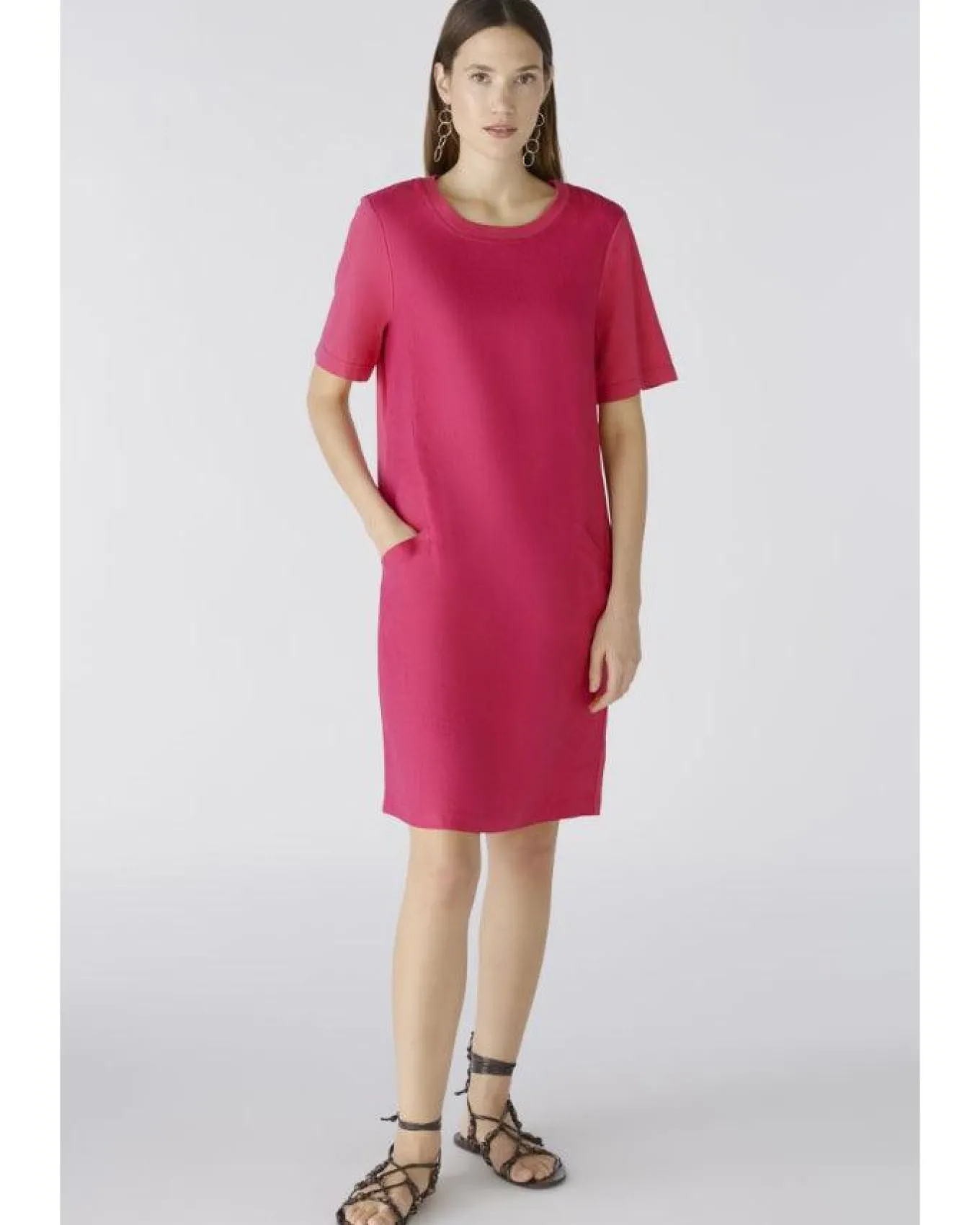 Oui Linen T-Shirt Dress
