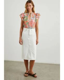 Rails Calista Ruffle Cap Sleeve Top