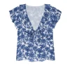 Rails Carmine Chambray Floral Top